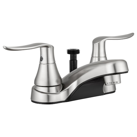 Dura Faucet ELEGANT RV LAVATORY FAUCET W/DIVERTER-BRUSHED SATIN NICKEL DF-PL720LH-SN